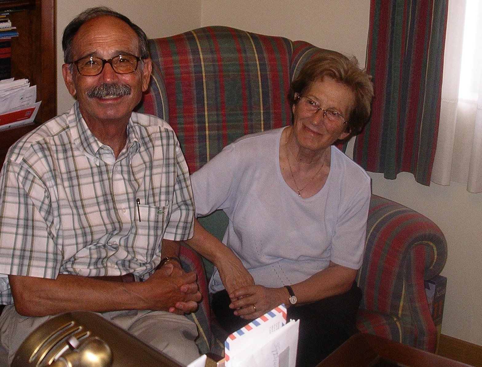 José da Luz e Maria de Lurdes Ruivo Setembro 2006 em casa de Mendonça Neves